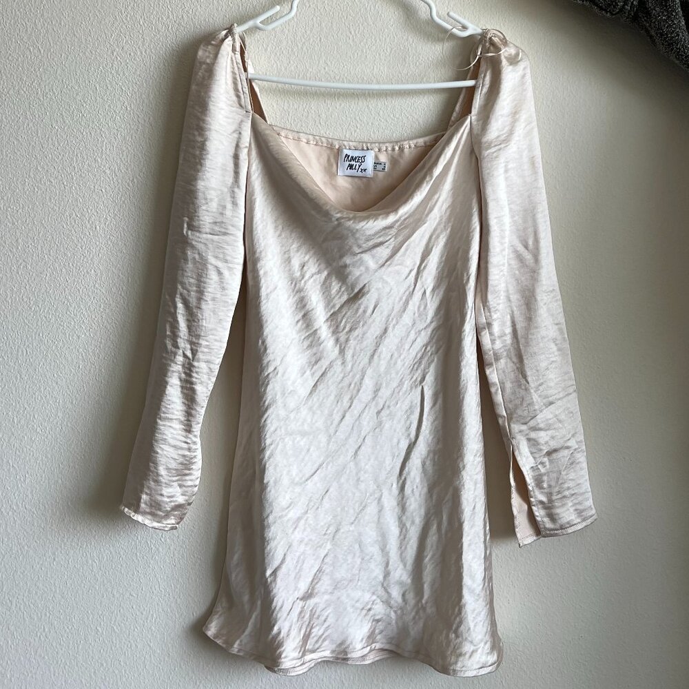Princess Polly Champagne Mini Dress